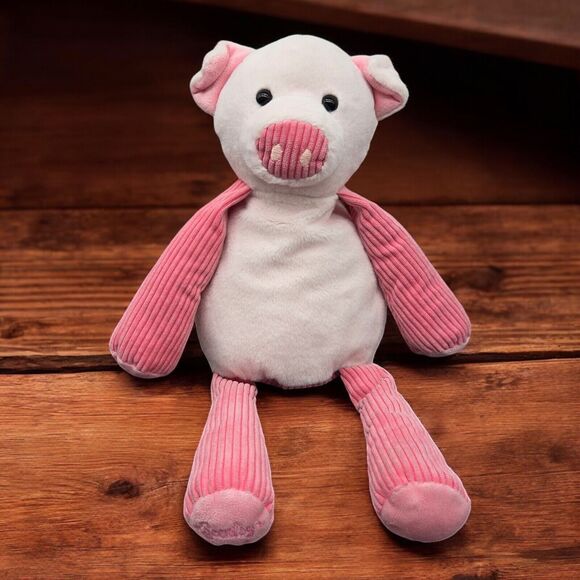 2010 Scentsy Buddy Pink Penny The Pig Empty Pouch Ribbed Corduroy Stuffed Plush - Picture 15 of 15